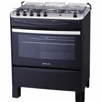 NEW FASTCOOK PRETO- 5 QUEIMADORES - 86,5 LITROS