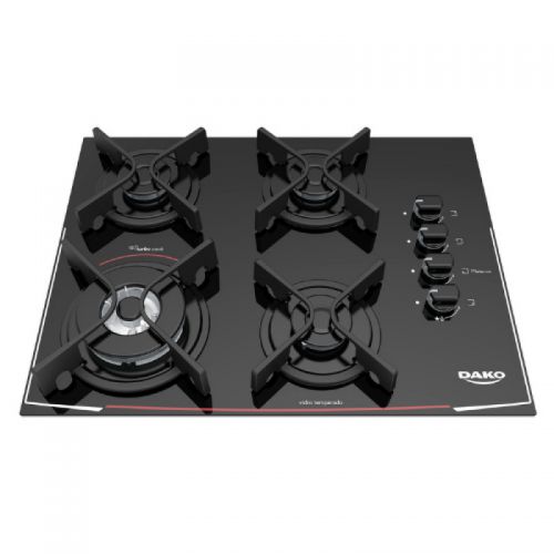 COOKTOP SUPREME - PRETO - 4 BOCAS - ACENDIMENTO SUPER AUTOMÁTICO