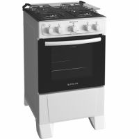 MÔNACO PLUS - BRANCO - 4 BOCAS - MESA INOX - 50 L