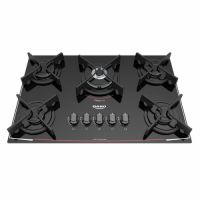 COOKTOP SUPREME - PRETO - 5 BOCAS - ACENDIMENTO SUPER AUTOMÁTICO