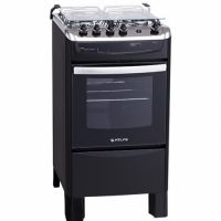 NEW FASTCOOK PRETO - 4 QUEIMADORES - 50 LITROS