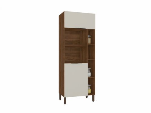 2610 - PANELEIRO DUPLO FORNO NICHO VIV LUZ